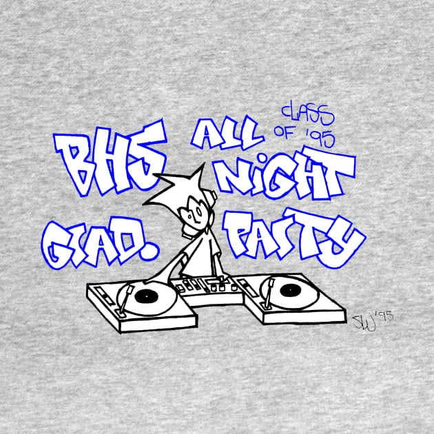 Published BHS 1995 All Night Grad Party Design by havenz